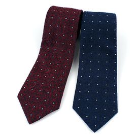 [MAESIO] KSK2612 Wool Silk Allover Necktie 8cm 2Color _ Men's Ties Formal Business, Ties for Men, Prom Wedding Party, All Made in Korea